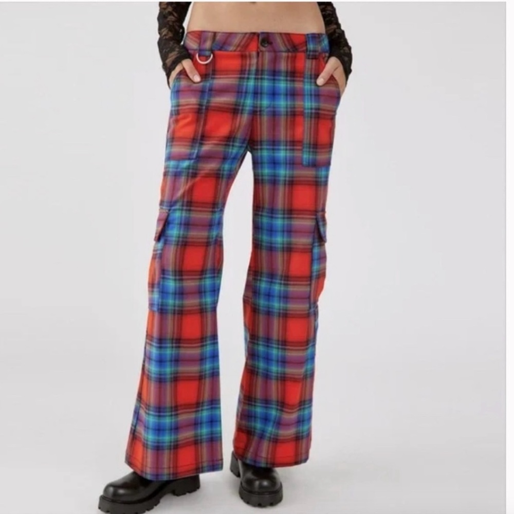 NEW | Urban Outfitters | Women’s Avril Trouser Plaid Pants Size 2 - Picture 13 of 13